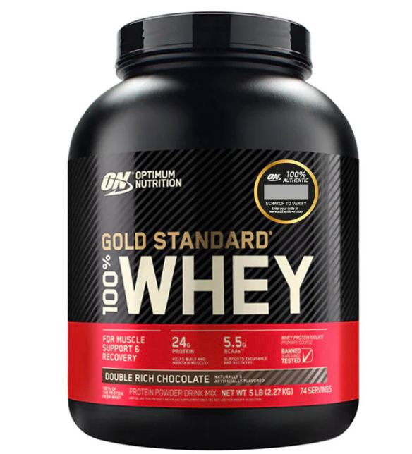 Gold standard 100% Whey protein ( 5lbs )