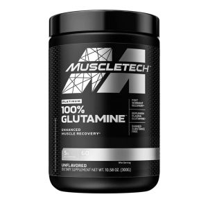 Platinum 100% Glutamine, MuscleTech 60 servicios
