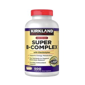 Súper B- Complex, Kirkland 500 Tabletas